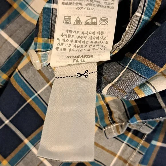 J. Crew Men's XL Four Button Pullover Plaid Shirt New With Tags Style A9334 - Picture 11 of 16